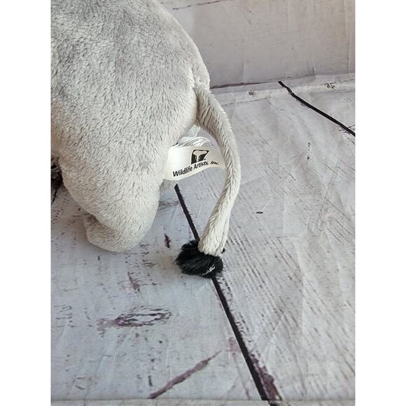 Elephant by Wildlife Artists 8” Plush Stuffed Animal - Picture 3 of 8